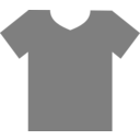 download T Shirt Outline clipart image with 0 hue color