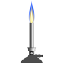 download Bunzen Burner clipart image with 225 hue color