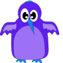 download Cute Orange Bird clipart image with 225 hue color