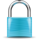download Padlock Blue clipart image with 315 hue color