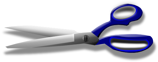 Scissors Blue