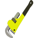 download Pipe Wrench clipart image with 45 hue color