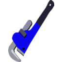 download Pipe Wrench clipart image with 225 hue color