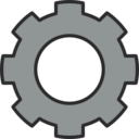 download Cog Cogwheel Gear Zahnrad clipart image with 270 hue color