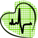 download Electrocardiograma clipart image with 90 hue color