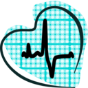 download Electrocardiograma clipart image with 180 hue color
