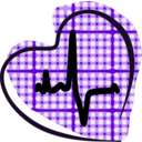 download Electrocardiograma clipart image with 270 hue color