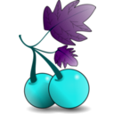 download Red Fruit  clipart image with 180 hue color