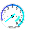 download Tachometer clipart image with 180 hue color