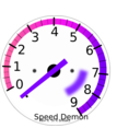 download Tachometer clipart image with 270 hue color