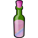 download Bottle Of Colored Sand With Cork clipart image with 270 hue color