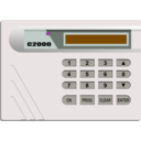 download Alarm System S2000 Off clipart image with 315 hue color