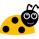 download Cartoon Ladybug clipart image with 45 hue color