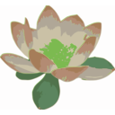 download Lotus clipart image with 45 hue color