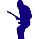 download Guitarist clipart image with 225 hue color