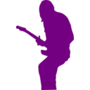 download Guitarist clipart image with 270 hue color