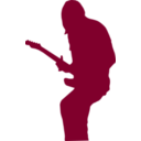 download Guitarist clipart image with 315 hue color