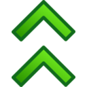 Green Double Arrows Set