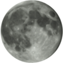 download Full Moon clipart image with 45 hue color