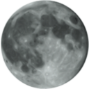 download Full Moon clipart image with 135 hue color
