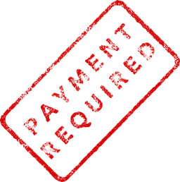 Payment Required Business Stamp 2