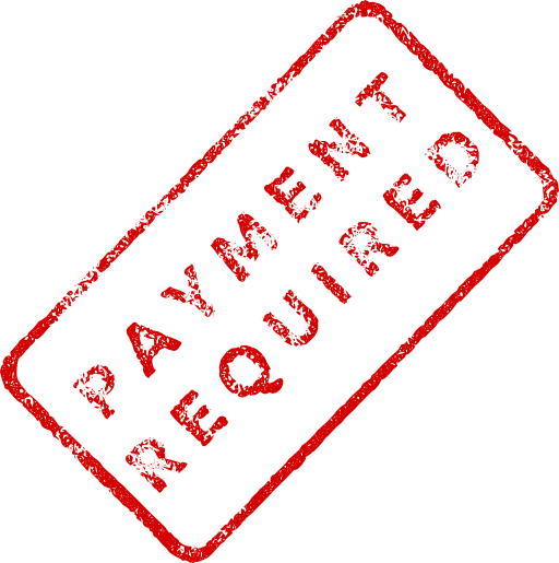 Payment Required Business Stamp 2