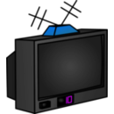 download Tv clipart image with 180 hue color