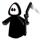 download Death clipart image with 0 hue color
