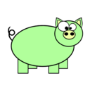 download Piggie clipart image with 90 hue color