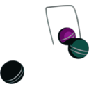 download Croquet Action clipart image with 45 hue color
