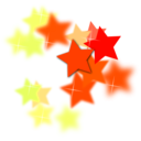 download Star Flourish clipart image with 45 hue color