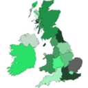 download Uk And Ireland clipart image with 45 hue color