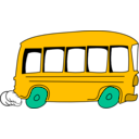 download Bus clipart image with 45 hue color