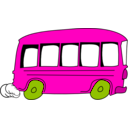 download Bus clipart image with 315 hue color
