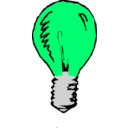 download Light Bulb 2 clipart image with 90 hue color
