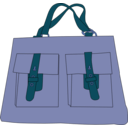download Bag clipart image with 180 hue color