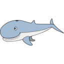 download Whale clipart image with 45 hue color