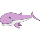 download Whale clipart image with 135 hue color