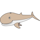 download Whale clipart image with 225 hue color