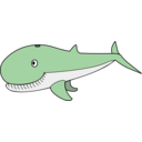 download Whale clipart image with 315 hue color