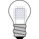 download Light Bulb Led Off clipart image with 45 hue color