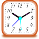 download Clock Alarm clipart image with 180 hue color