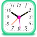 download Clock Alarm clipart image with 315 hue color