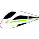 download Ice Train clipart image with 90 hue color