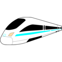 download Ice Train clipart image with 180 hue color