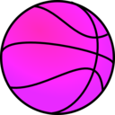 download Basketball clipart image with 270 hue color