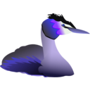 download Podiceps Cristatus clipart image with 225 hue color