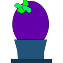 download Cactus clipart image with 180 hue color