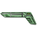 download Futuristic Gun clipart image with 270 hue color