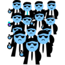 download Stop The Oddone Out clipart image with 180 hue color